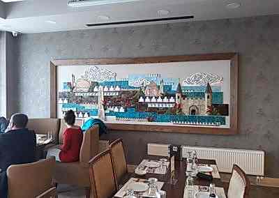 seramik duvar panosu